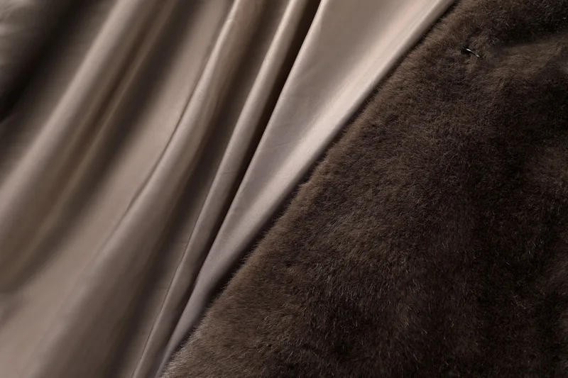 Carmen Brown Luxe Faux Fur Long Coat – Elegant Outerwear - Image 7