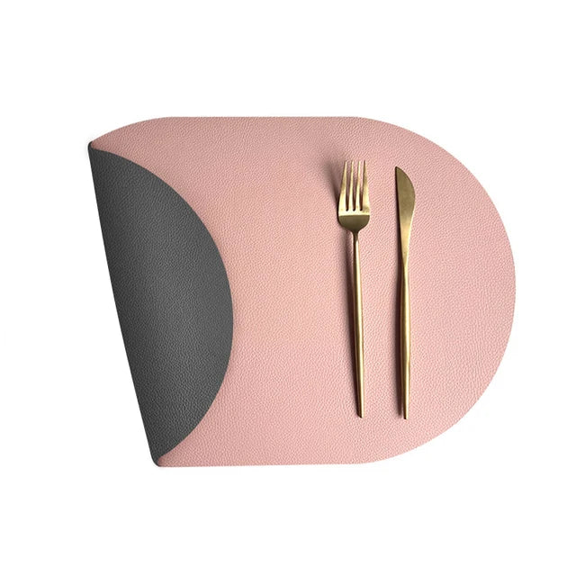 Dual-Sided Faux Leather Placemats – Waterproof Heat-Resistant Wipe Clean Table Mats for Stylish Dining Table Settings - Image 3