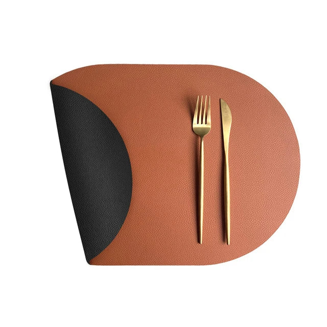 Dual-Sided Faux Leather Placemats – Waterproof Heat-Resistant Wipe Clean Table Mats for Stylish Dining Table Settings - Image 6