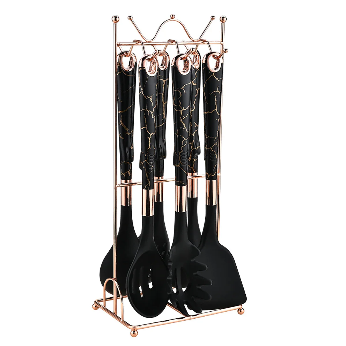 Kitchen Utensil Set with Holder - Collection - Image 5