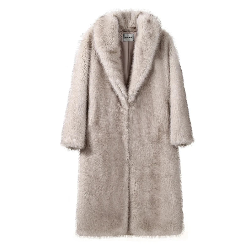 Ophelia Long Luxe Faux Fur Coat – Elegant Winter Outerwear - Image 5