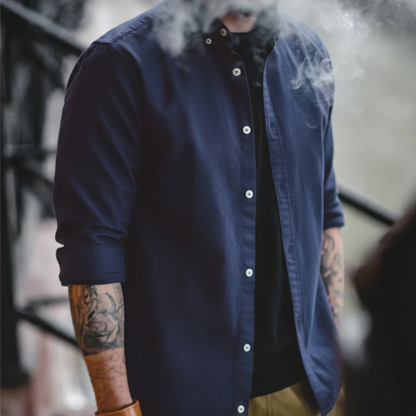 Redford Men’s Long Sleeve Oxford Shirt – 100% Cotton Brushed Casual Button Down Shirt - Image 8