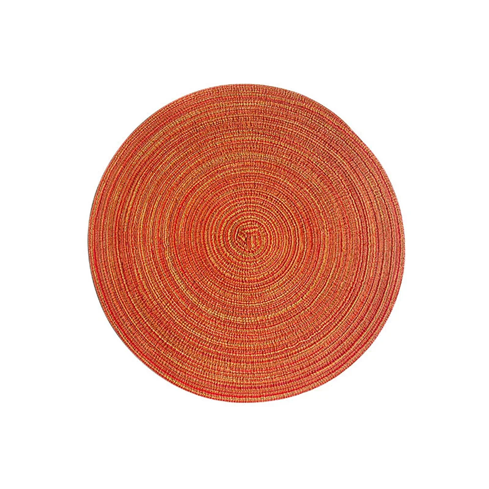 Round Woven Placemats in Vibrant Colours for Stylish Dining - Image 10